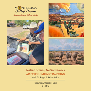 Native Scenes, Native Stories ARTIST DEMOS (Instagram Post)